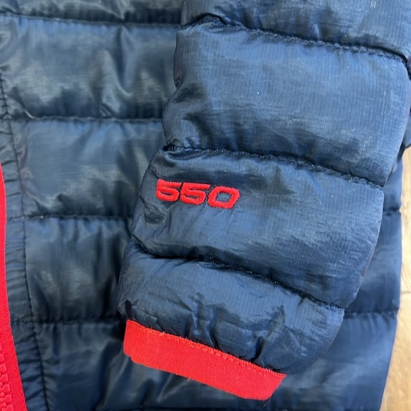 The north face navy 550 fill puffer coat - Picture 3 of 8